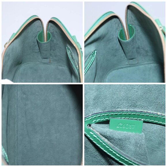 LOUIS VUITTON Epi Alma Hand Bag Borneo Green - Picture 15 of 16